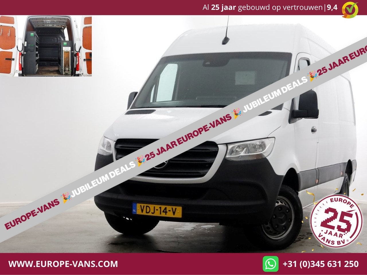 Mercedes-Benz Sprinter 516 CDI 163pk E6 L2H2 Airco/Inrichtin, Achterwielaandrijving, Gebruikt, Euro 6, 4 cilinders