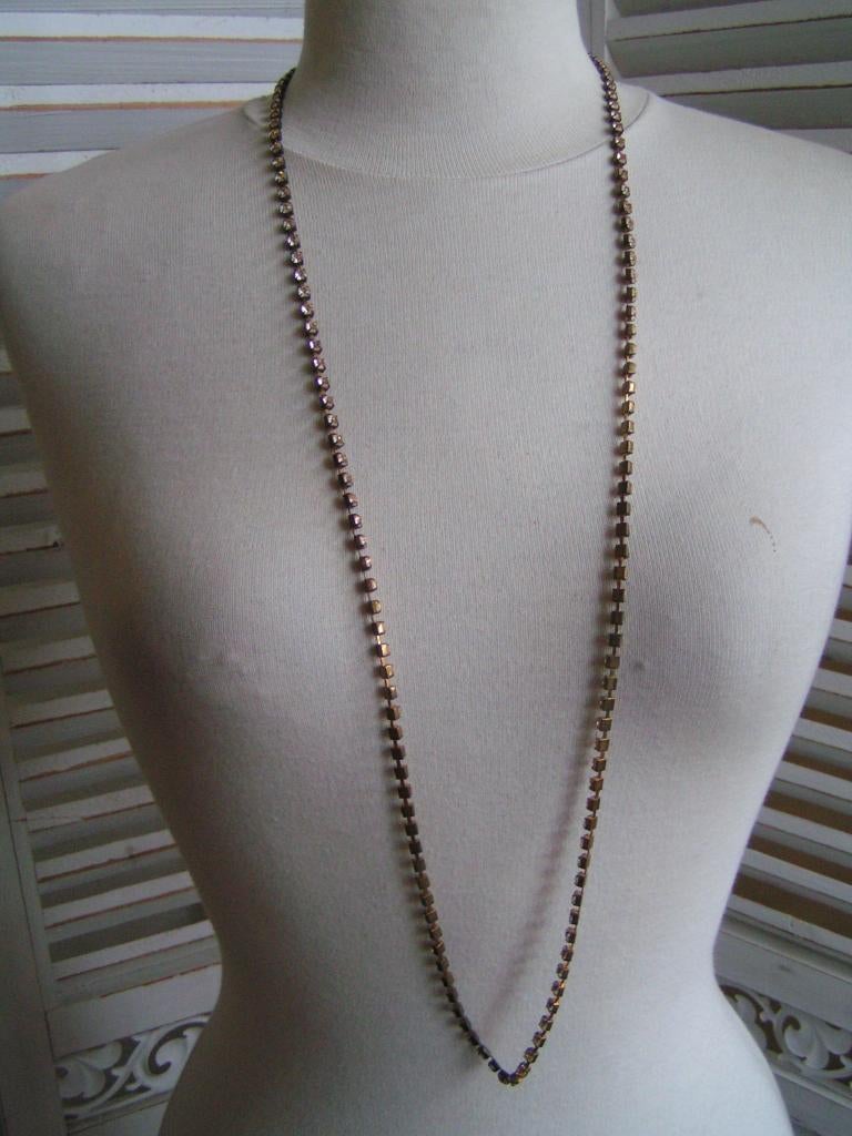 vintage strass ceintuur nr SS 96, Verzenden, Zo goed als nieuw, Zwart, 80 tot 90 cm
