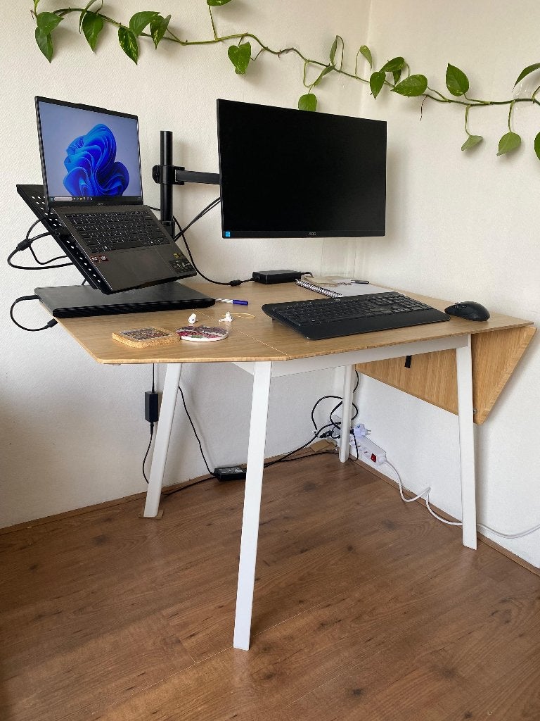 IKEA Foldable Table, Ophalen, Eikenhout, Zo goed als nieuw, Vier personen