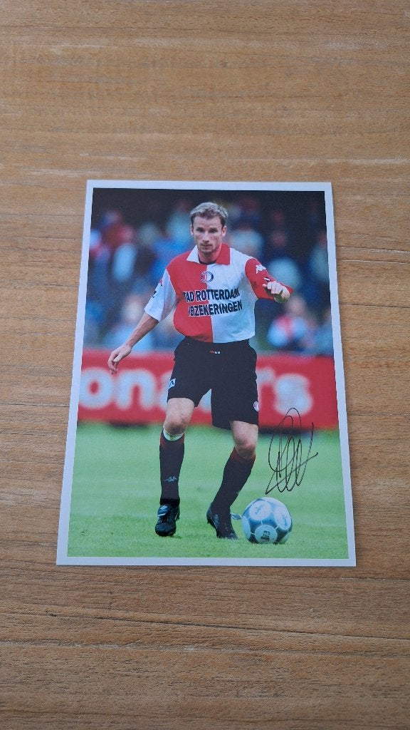 Foto 20x25cm met handtekening; Ramon van Haaren # Feyenoord, Ophalen of Verzenden, Nieuw, Feyenoord, Overige typen