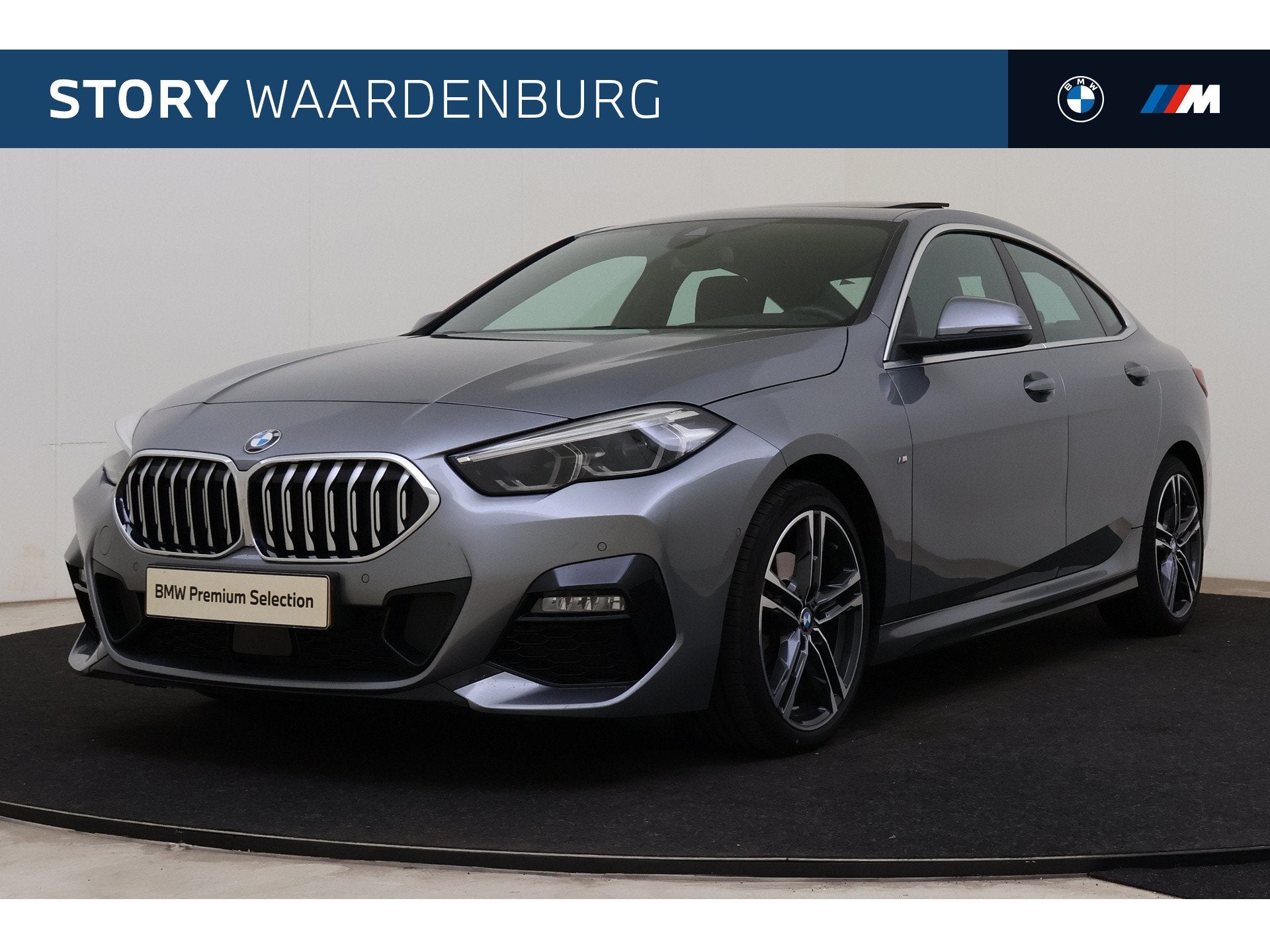 BMW 2 Serie Gran Coupé 218i High Executive M Sport Automaat, Dealer onderhouden, 136 pk, Gebruikt, 1350 kg