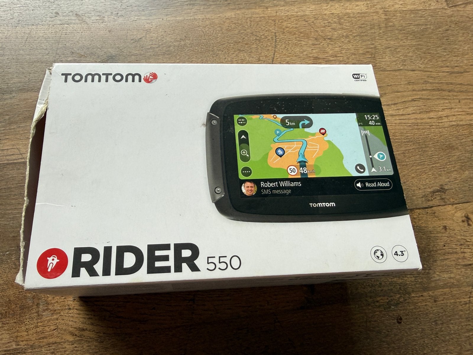 TomTom Rider 550 met diverse (RAM) houders, Ophalen of Verzenden, Gebruikt
