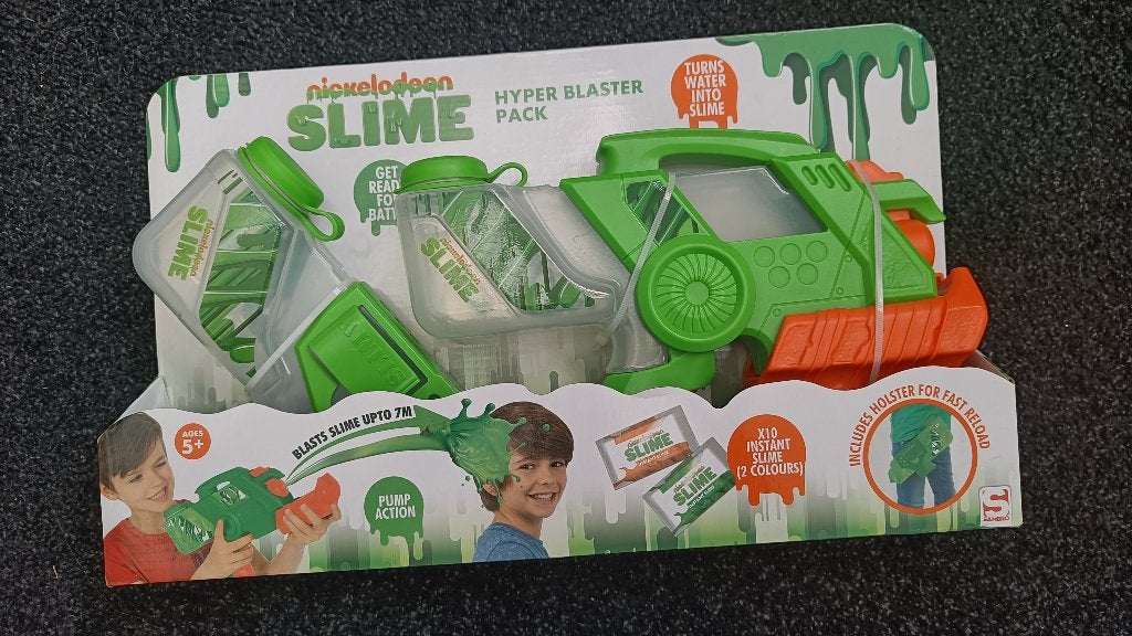 Nickelodeon Slime Hyper Blaster waterpistool / super soaker, Kinderen en Baby's, Ophalen of Verzenden, Nieuw