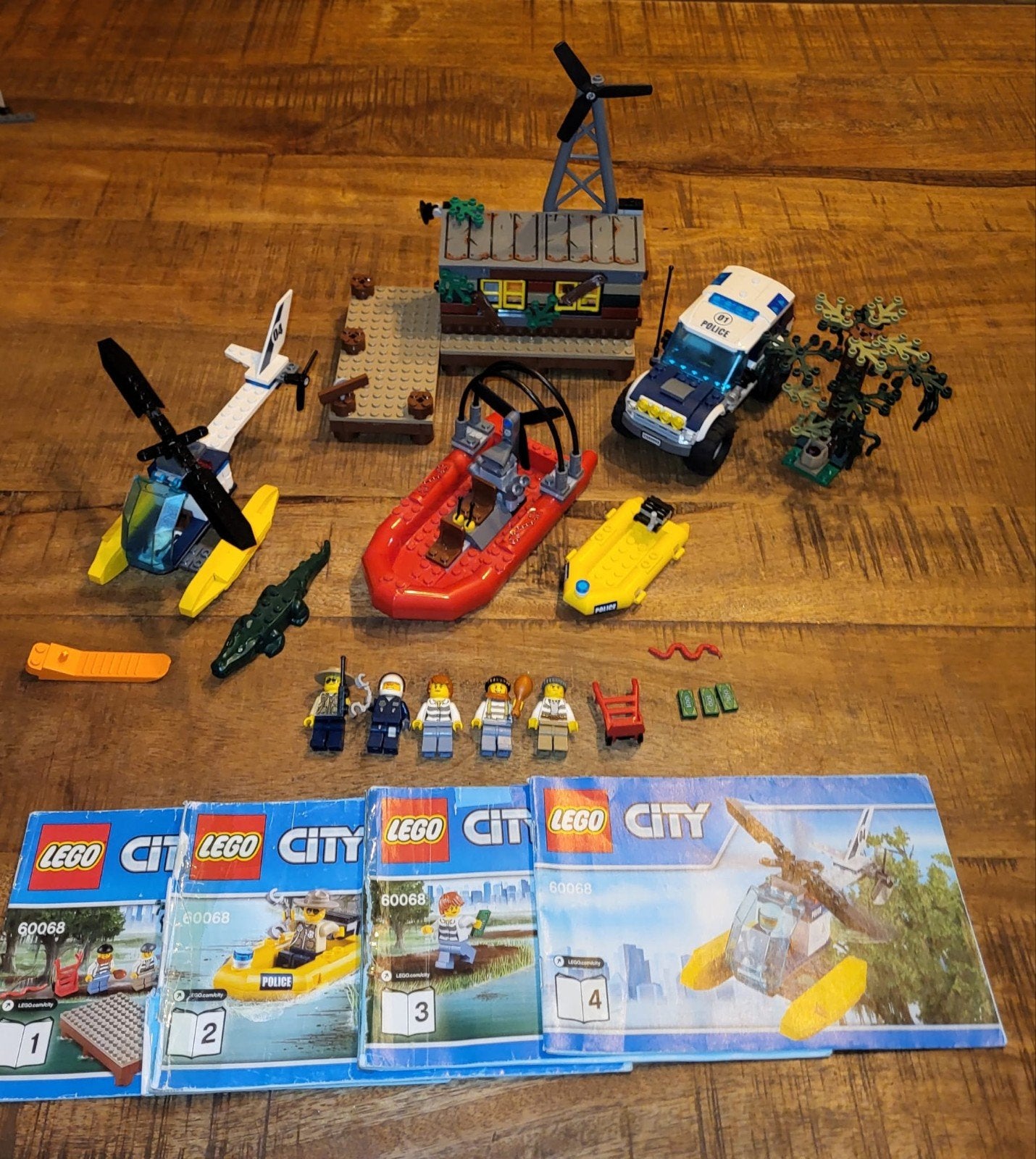 Lego City 60068 Moeraspolitie - Compleet, Lego, Inclusief instructies, Ophalen of Verzenden, Complete set