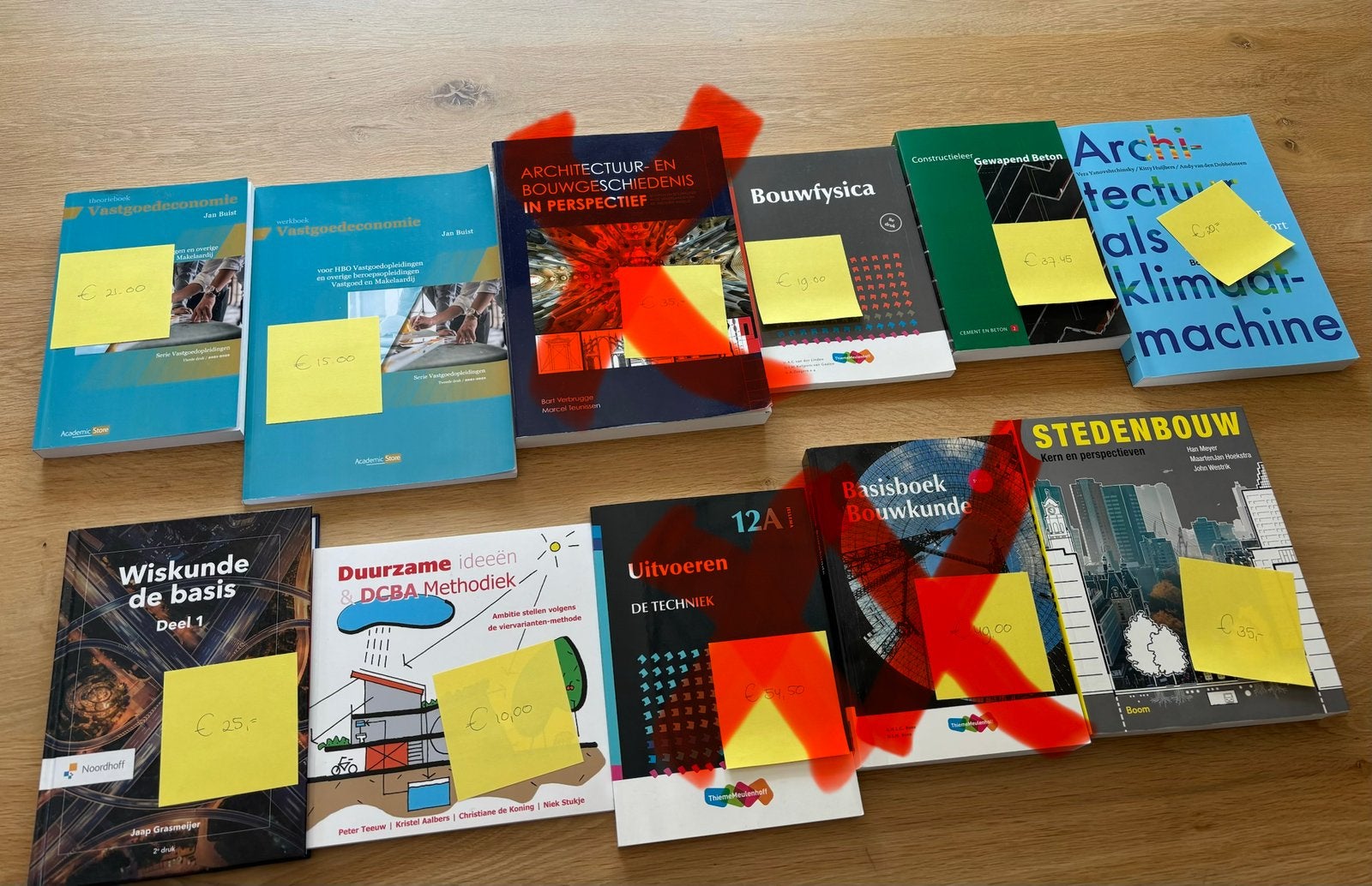 Diverse studieboeken Bouwkunde hbo leerjaar 1, Boeken, Ophalen of Verzenden, Beta, Zo goed als nieuw, HBO