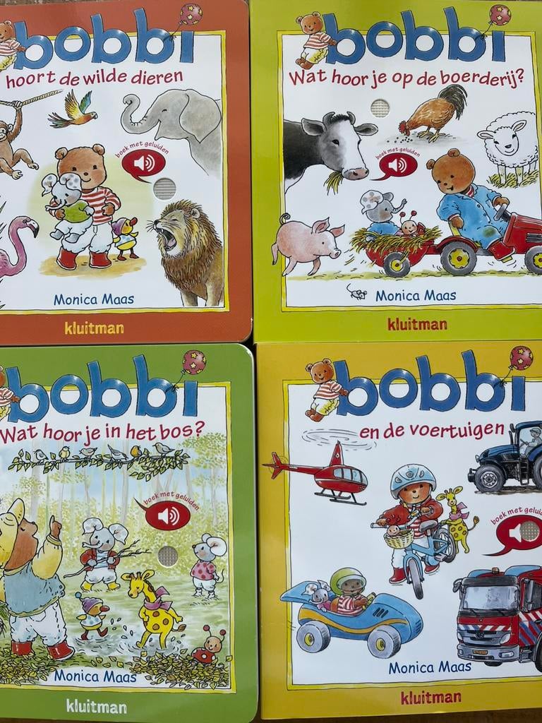 Bobbi geluidsboeken bundel, NIEUW!, Ophalen of Verzenden, Zo goed als nieuw, 2 tot 3 jaar