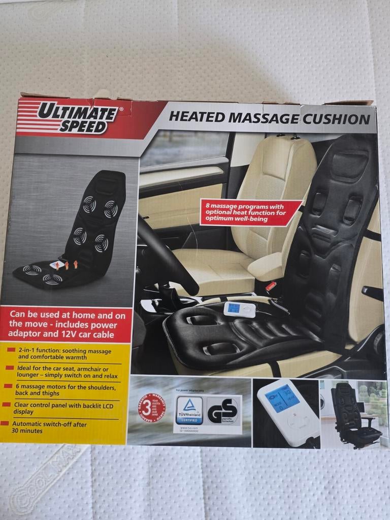 Ultimate Speed Auto Massage en Verwarming Stoelkussen, Ophalen