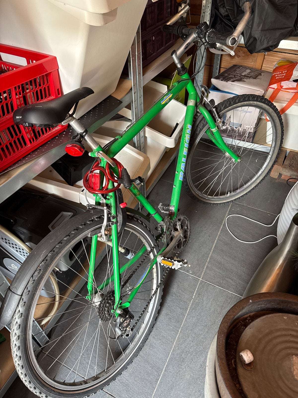 Raleigh Mountainbike - Groen, Klaar voor Avontuur!, Gebruikt, Hardtail, 53 tot 57 cm, Ophalen