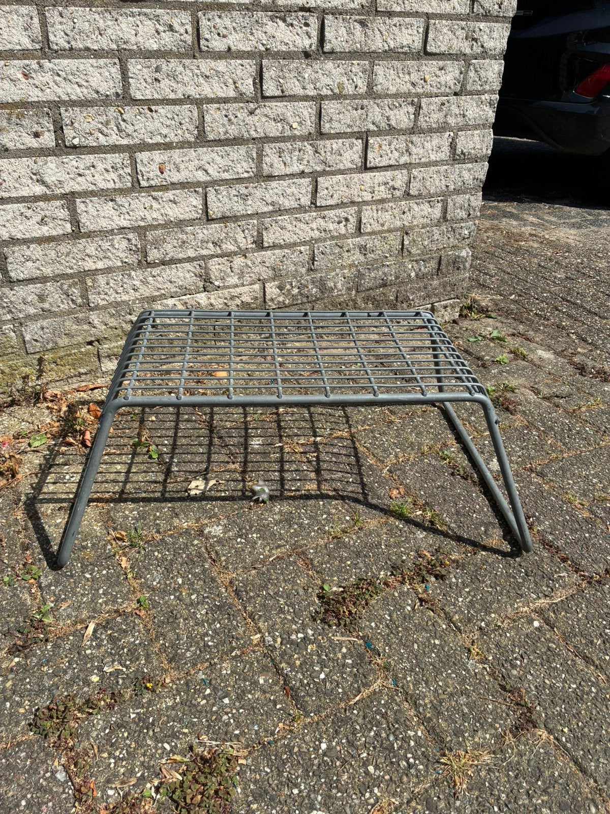 Caravan opstapje, Ophalen