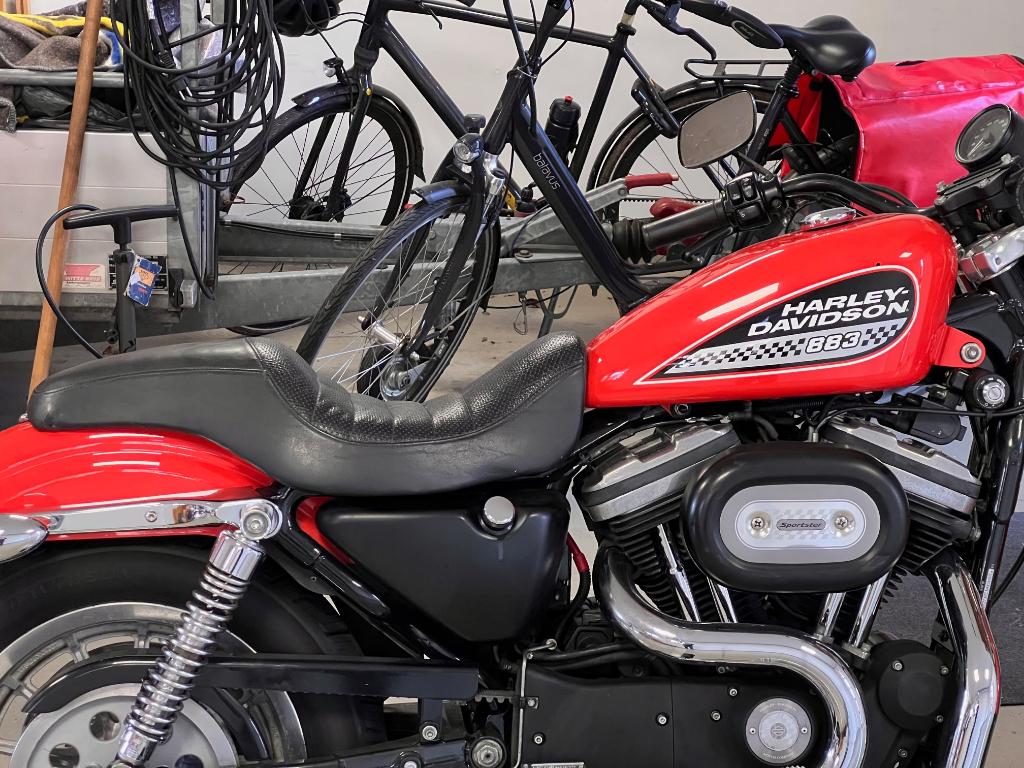 Origineel Zadel 2001 - 2003 Harley Sportster 883r, Motoren, Onderdelen | Harley-Davidson, Ophalen of Verzenden, Gebruikt