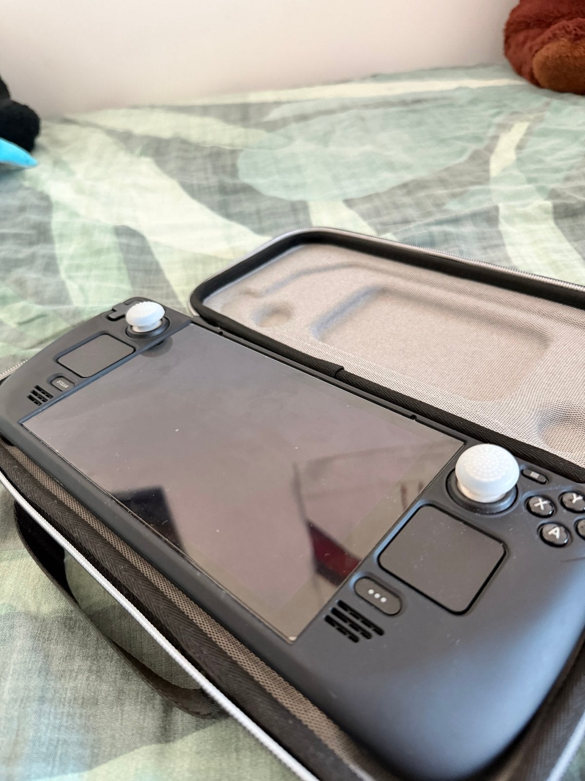 Valve Steam Deck (LCD) 256GB + case en screenprotector, Spelcomputers en Games, Spelcomputers | Overige, Zo goed als nieuw, Valve