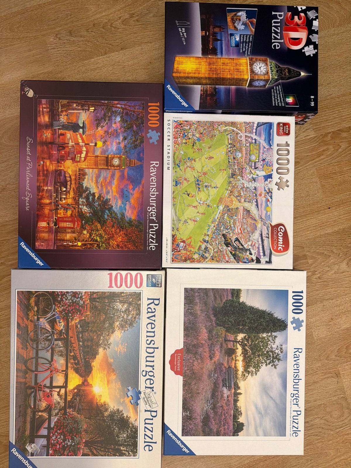 Diverse Ravensburger Legpuzzels en 3D Puzzel, Ophalen of Verzenden, 500 t/m 1500 stukjes, Gebruikt, Legpuzzel