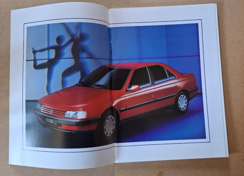 Peugeot 405 Phase II Sedan brochure (1993), Verzenden, Zo goed als nieuw, Peugeot