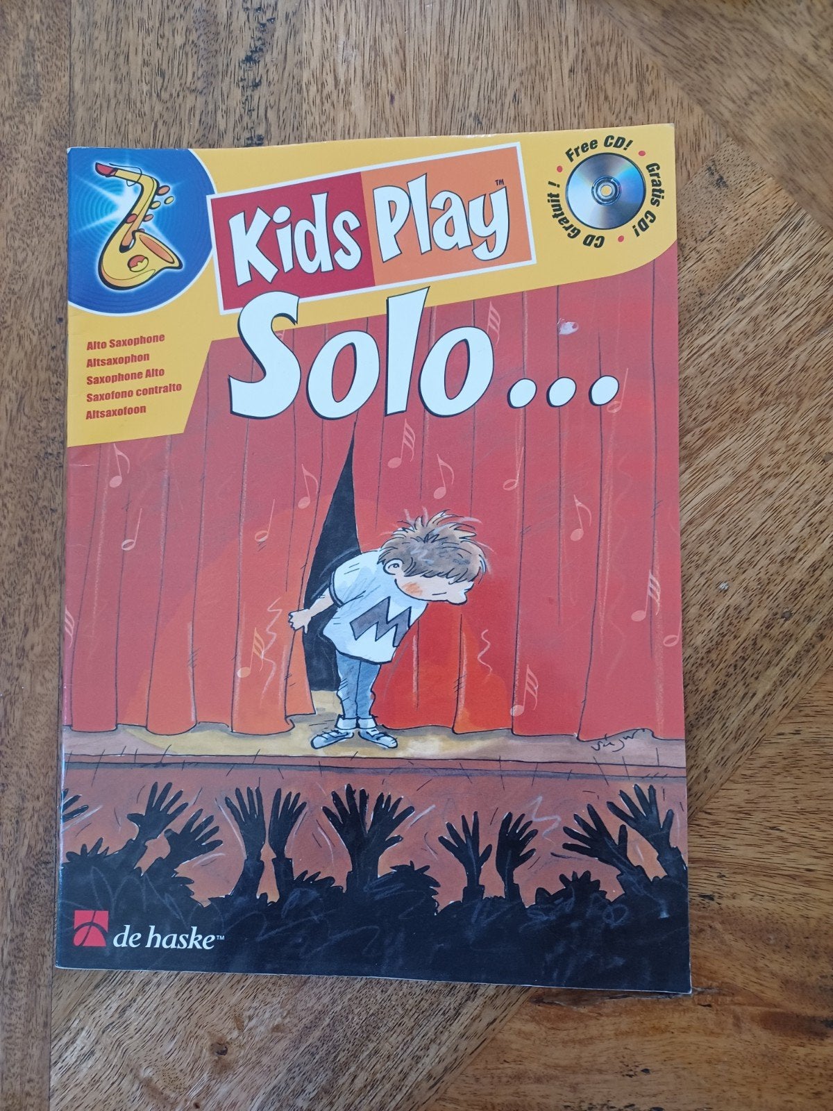 Kids Play Solo - Saxofoon lesboek met CD, Gebruikt, Overige genres, Ophalen of Verzenden, Saxofoon