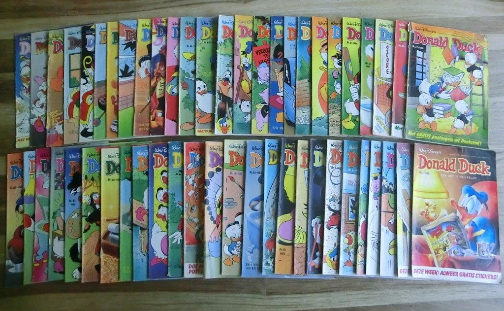 Donald Duck jaargang 1986 de delen 1 t/m 52 compleet, Boeken, Complete serie of reeks, Ophalen of Verzenden, Gelezen