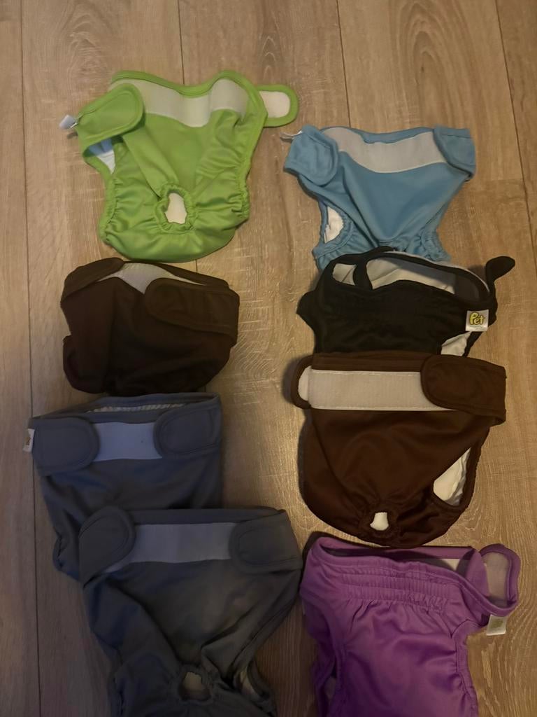 Wasbare hondenluiers (8x), Ophalen of Verzenden, Zo goed als nieuw