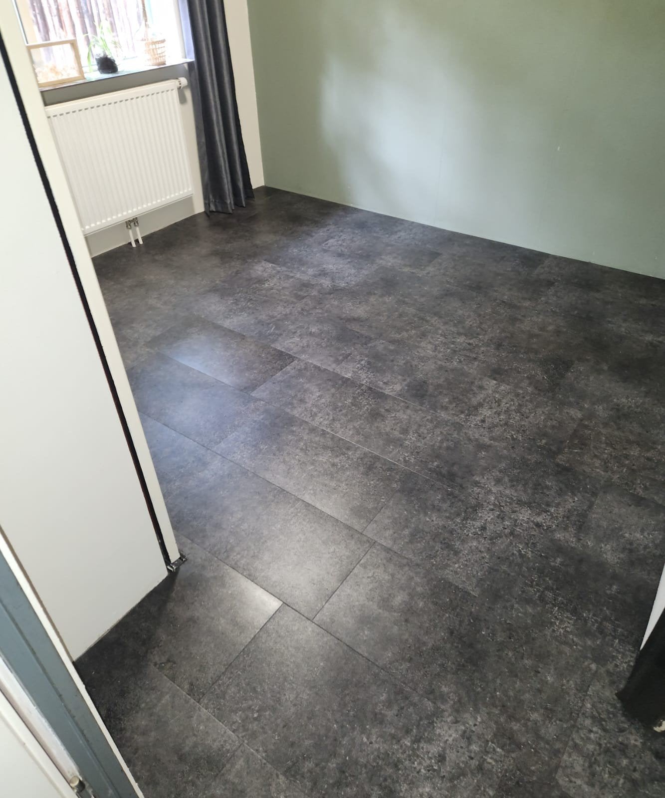 pvc vloer betonlook, Huis en Inrichting, Ophalen, Betonlook, Overige typen, Zo goed als nieuw