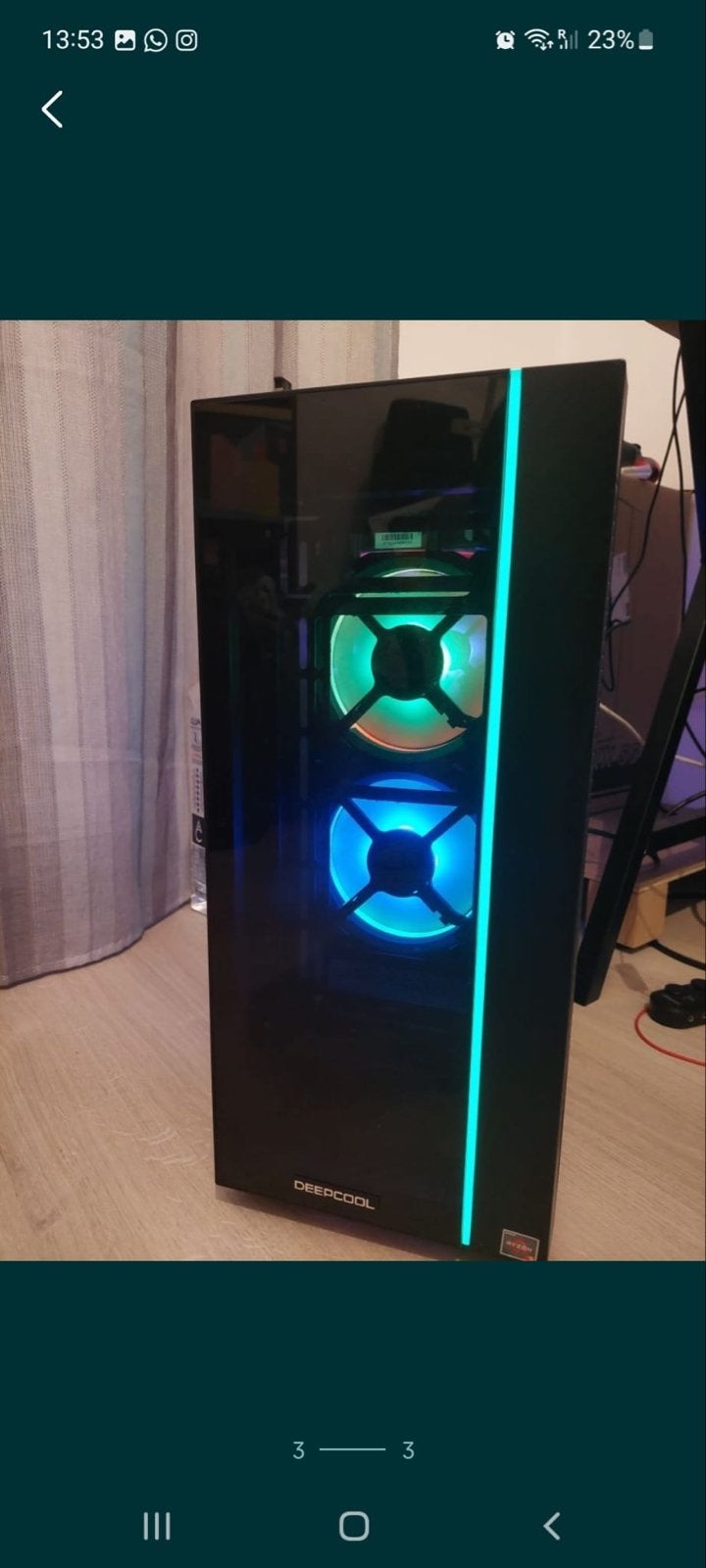 Gaming PC: Ryzen 5 3600X, RX 5500 XT, 16GB RAM, 2.5TB SSD, Gebruikt, Ophalen of Verzenden, Gaming, SSD