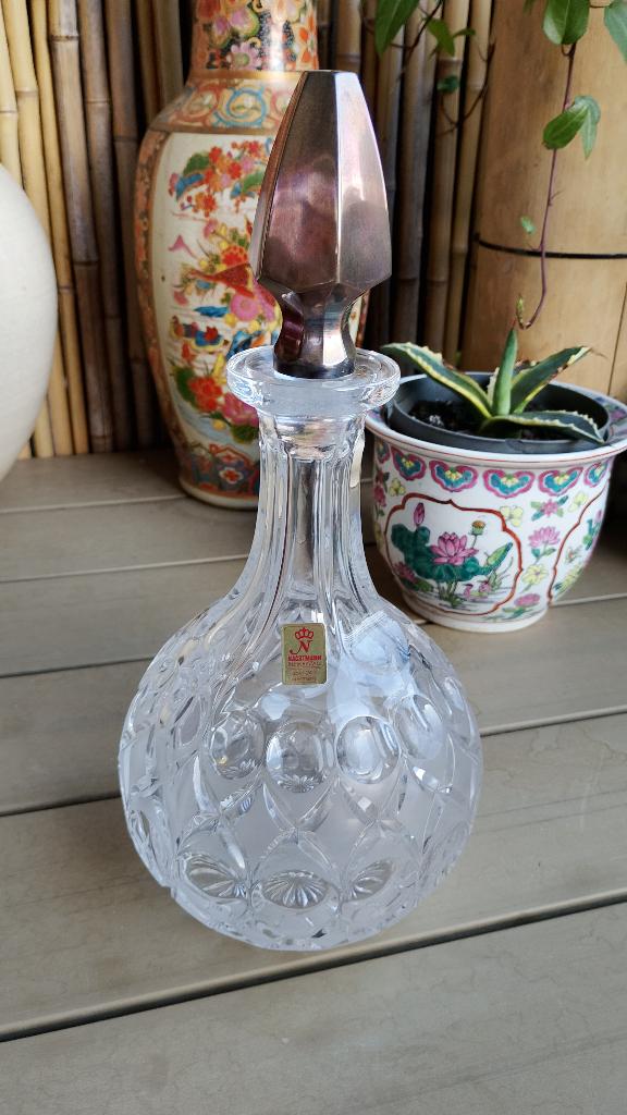 Vintage Duitse kristallen karaf van Nachtmann, Antiek en Kunst, Antiek | Glas en Kristal, Ophalen of Verzenden