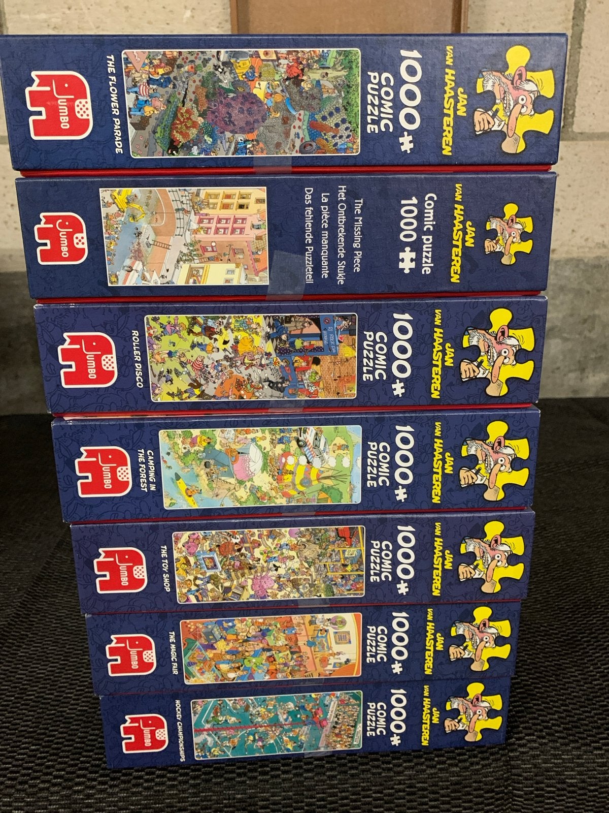 Jan van Haasteren 1000 stukjes puzzels (7 stuks), Ophalen of Verzenden, Meer dan 50 stukjes, Zo goed als nieuw, 6 jaar of ouder