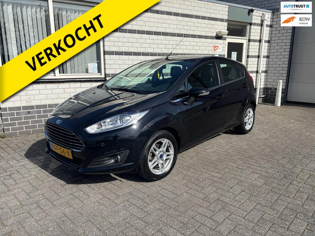 Ford FIESTA 1.0 EcoBoost Titanium, Auto's, Voorwielaandrijving, Euro 5, Gebruikt, Zwart