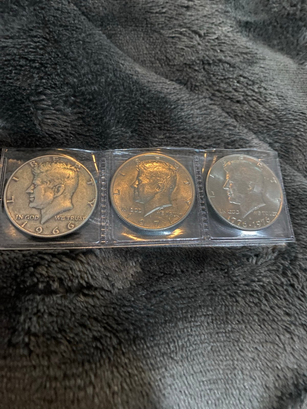 Set van 3 Kennedy Half Dollars (1966, 1971, 1976), Ophalen of Verzenden, Noord-Amerika, Setje, Zilver