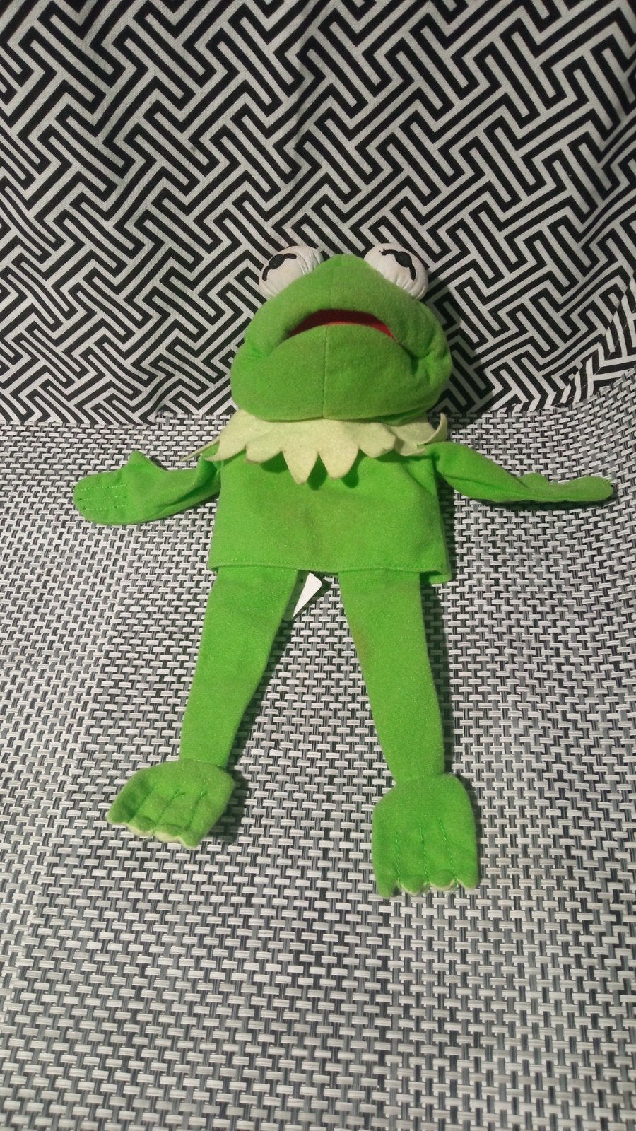Kermit de Kikker handpop - Muppets, Kikker, Overige merken, Middelgroot (20 tot 80 cm), Gebruikt