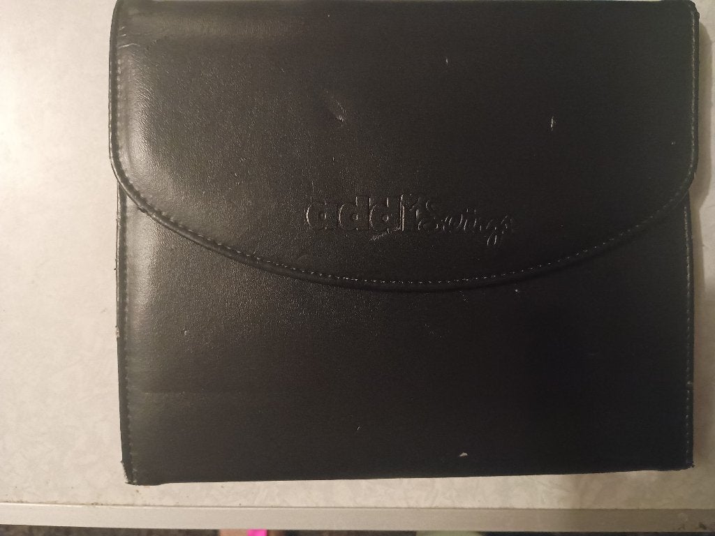 Addi Swing haaknaalden etui, Ophalen of Verzenden, Gebruikt, Haken, Overige typen