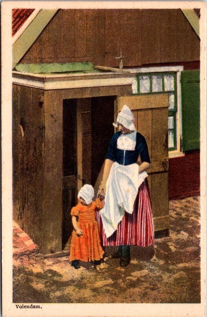 Volendam klederdracht - 5 ansichtkaarten, Verzenden, 1940 tot 1960, Ongelopen, Noord-Holland