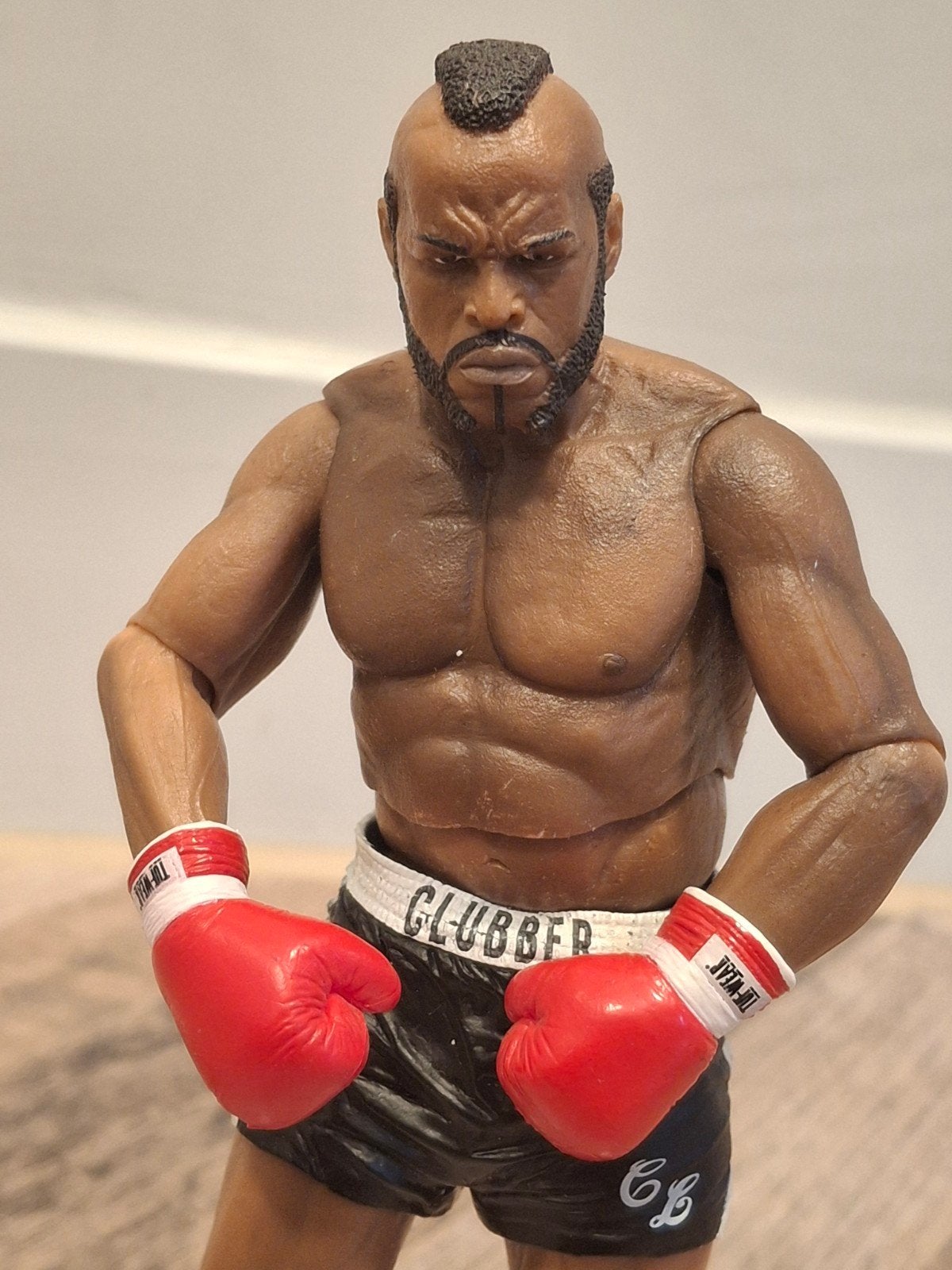 Rocky Balboa figuur Rocky III Clubber Lang Mr T Neca 2012, Ophalen of Verzenden, Zo goed als nieuw, Film, Actiefiguur of Pop