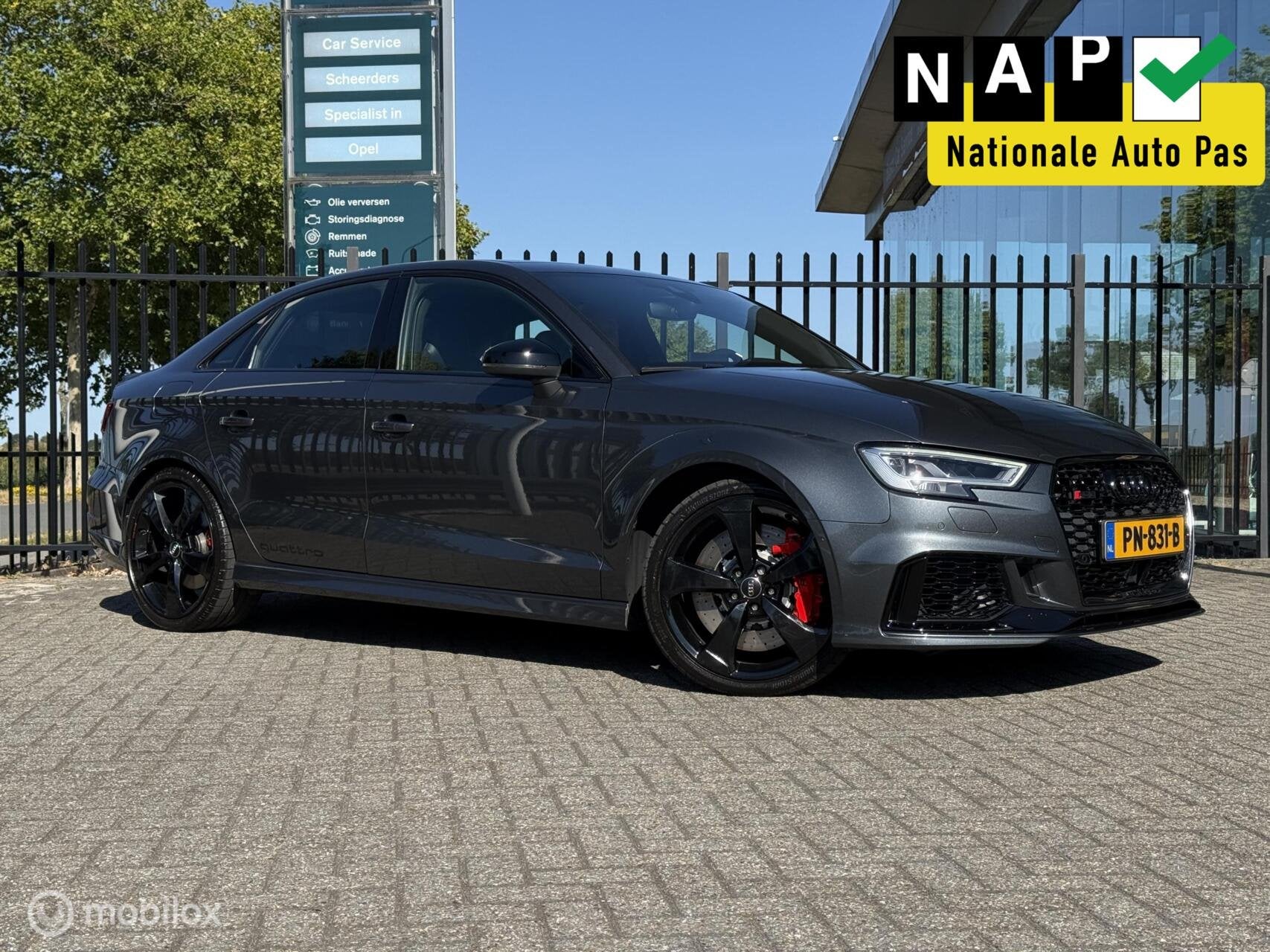 Audi RS3 2.5 TFSI quattro NL auto + History | Full Option, Auto's, Automaat, 1490 kg, Gebruikt, Met garantie (alle)