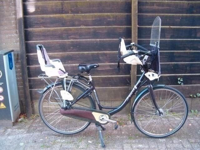 puch moederfiets, Fietsen en Brommers, 2 zitjes, Gebruikt, 56 cm of meer, Ophalen