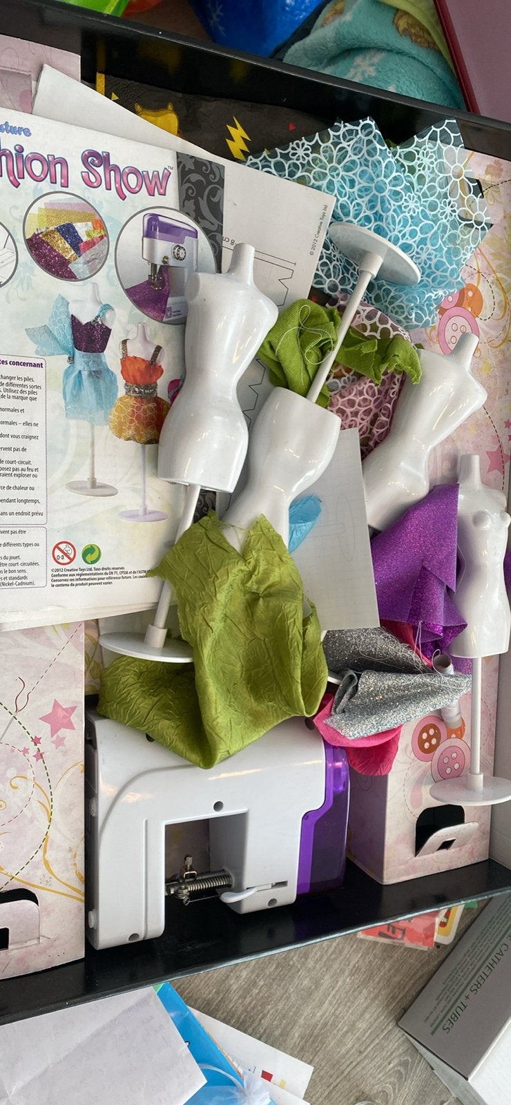 Mini Naaimachine voor Barbie Kleding - Fashion Show Set, Ophalen of Verzenden, Gebruikt, Knutselen