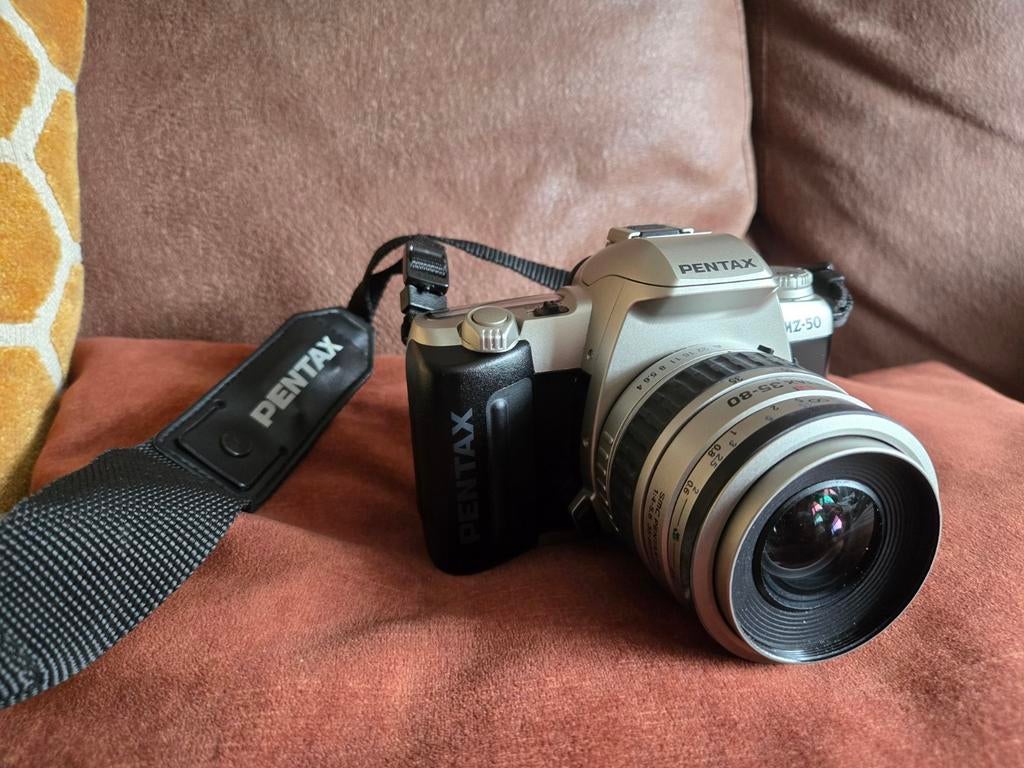 Pentax MZ-50 Spiegelreflexcamera met lens, Audio, Tv en Foto, Fotocamera's Analoog, Ophalen of Verzenden, Gebruikt, Spiegelreflex