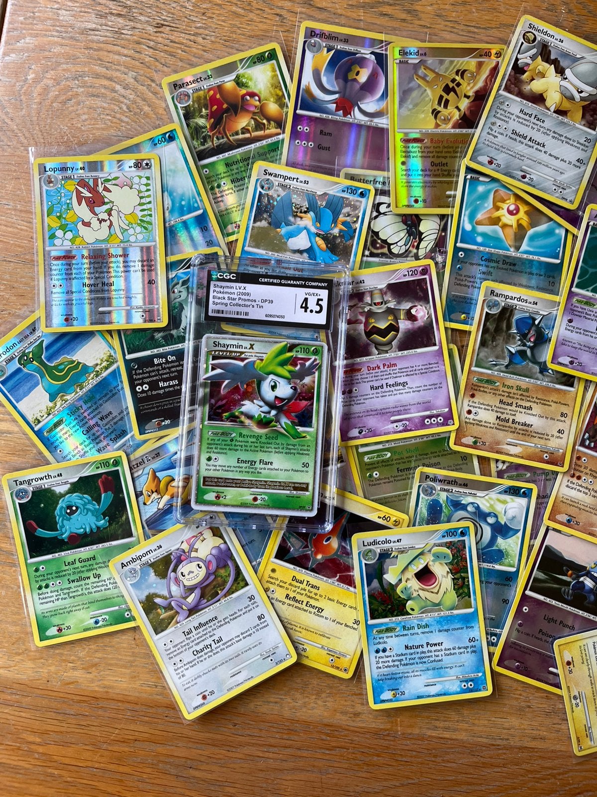 Pokémon kaarten holo en reverse holo 2007-2010, Ophalen of Verzenden, Meerdere kaarten, Foil