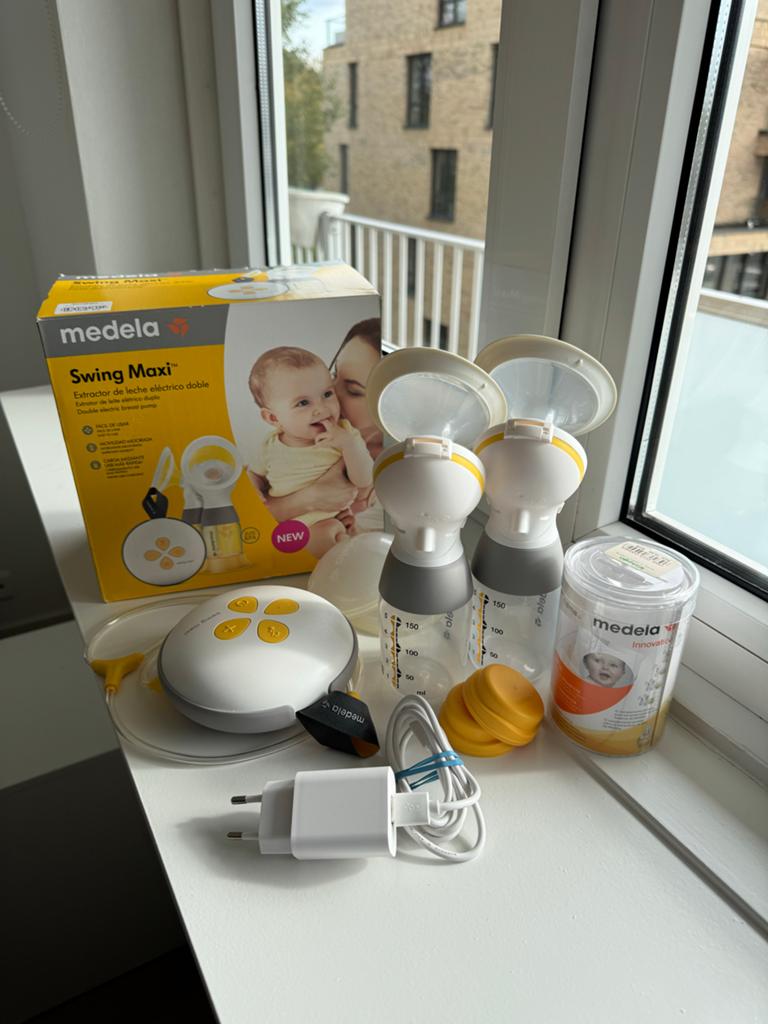 Medela Swing Maxi dubbele elektrische borstkolf, Kinderen en Baby's, Ophalen of Verzenden, Zo goed als nieuw