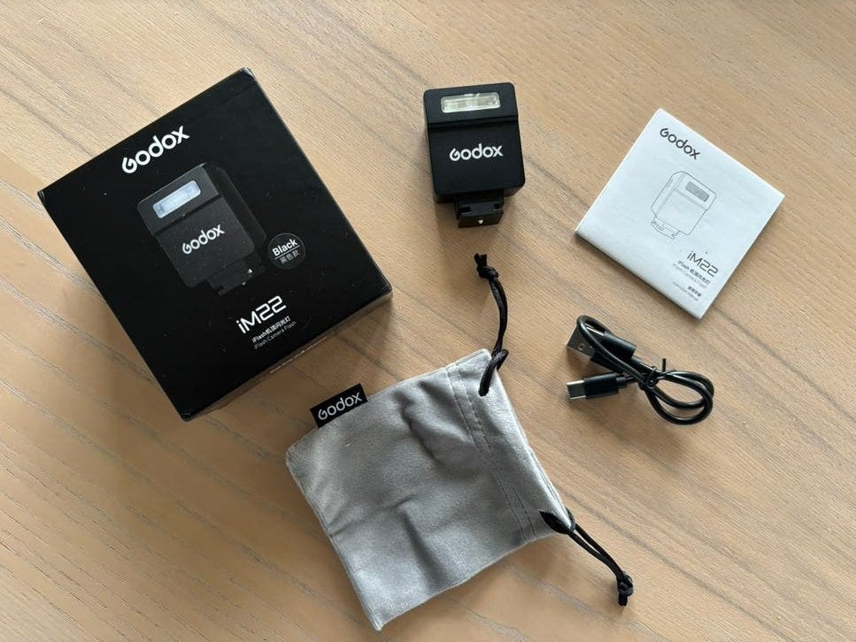 Godox iM22 iFlash Camera Flash Zwart, Ophalen of Verzenden, Zo goed als nieuw, Overige merken