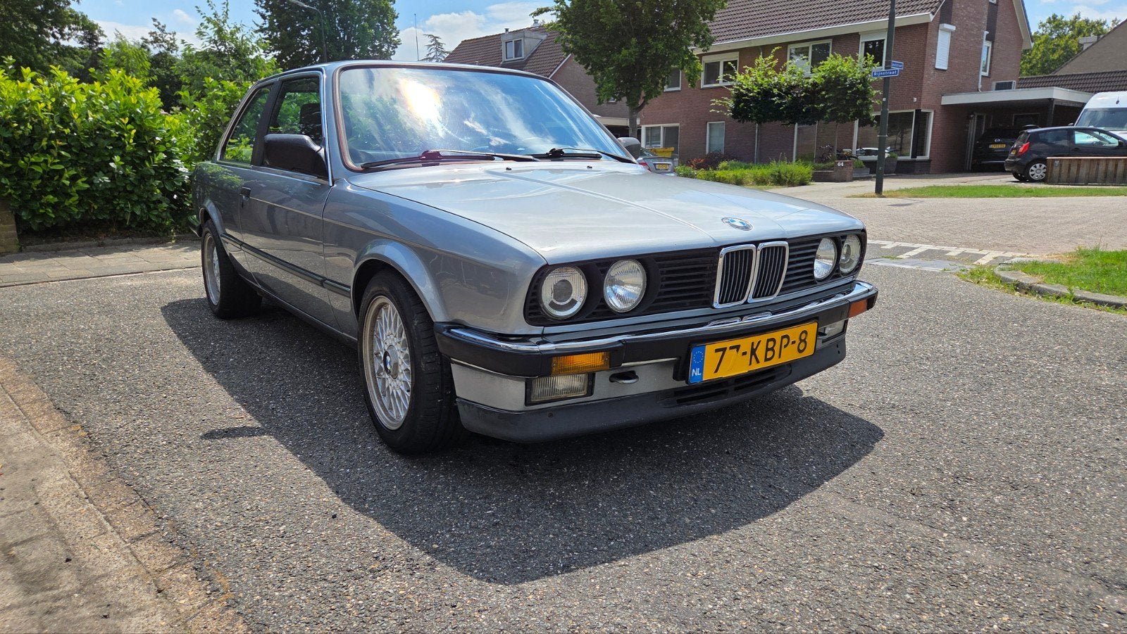 BMW 3-Serie 325i E30 1986 Cosmos blauw, Achterwielaandrijving, 2494 cc, Leder en Stof, 1176 kg
