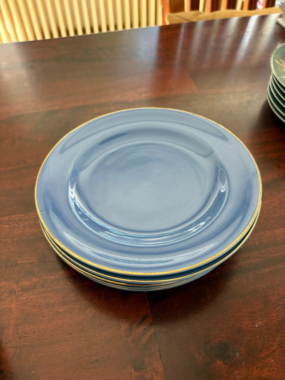 Set van 6 Koninklijke Plateelbakkerij Gouda borden, Ophalen