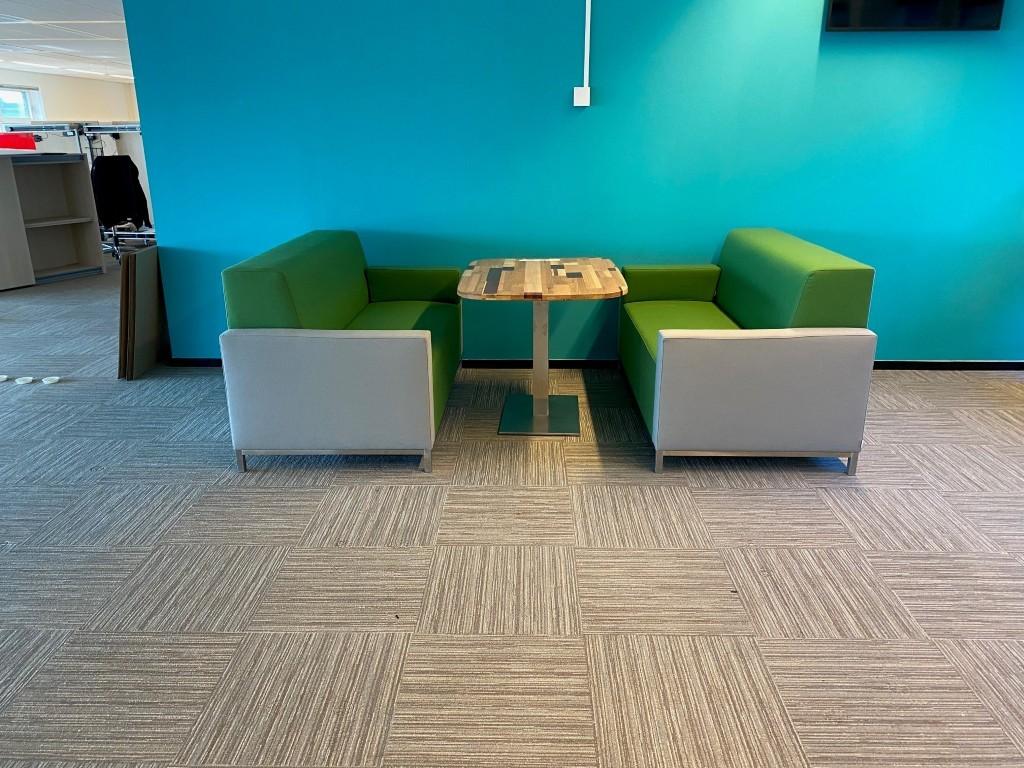 1 x Complete set Ahrend Loungescape - groen/grijs, Ophalen, Gebruikt
