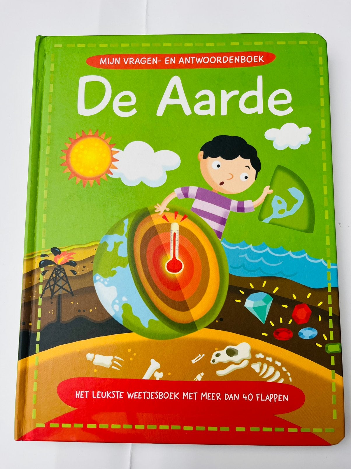 𝒎𝒛 | De Aarde |Vragen- en Antwoordenboek|40+ flapjes|zgan, Boeken, Ophalen of Verzenden, Zo goed als nieuw, Non-fictie