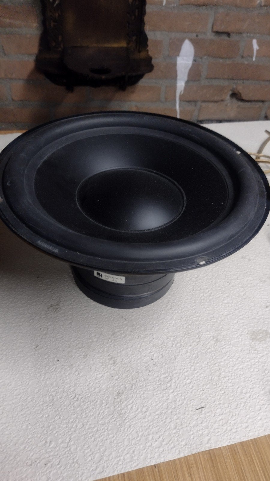 10-inch, 4-ohm KEF-subwooferwoofer, Ophalen of Verzenden, Gebruikt, Subwoofer, Overige merken