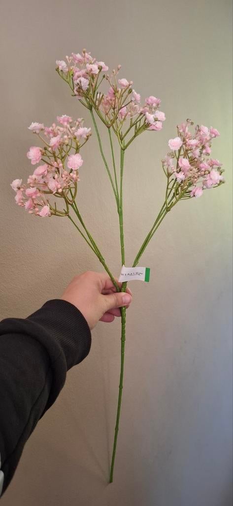 Kunstbloemen, gipskruid roze, Ophalen of Verzenden, Nieuw, Kunstbloem, Roze