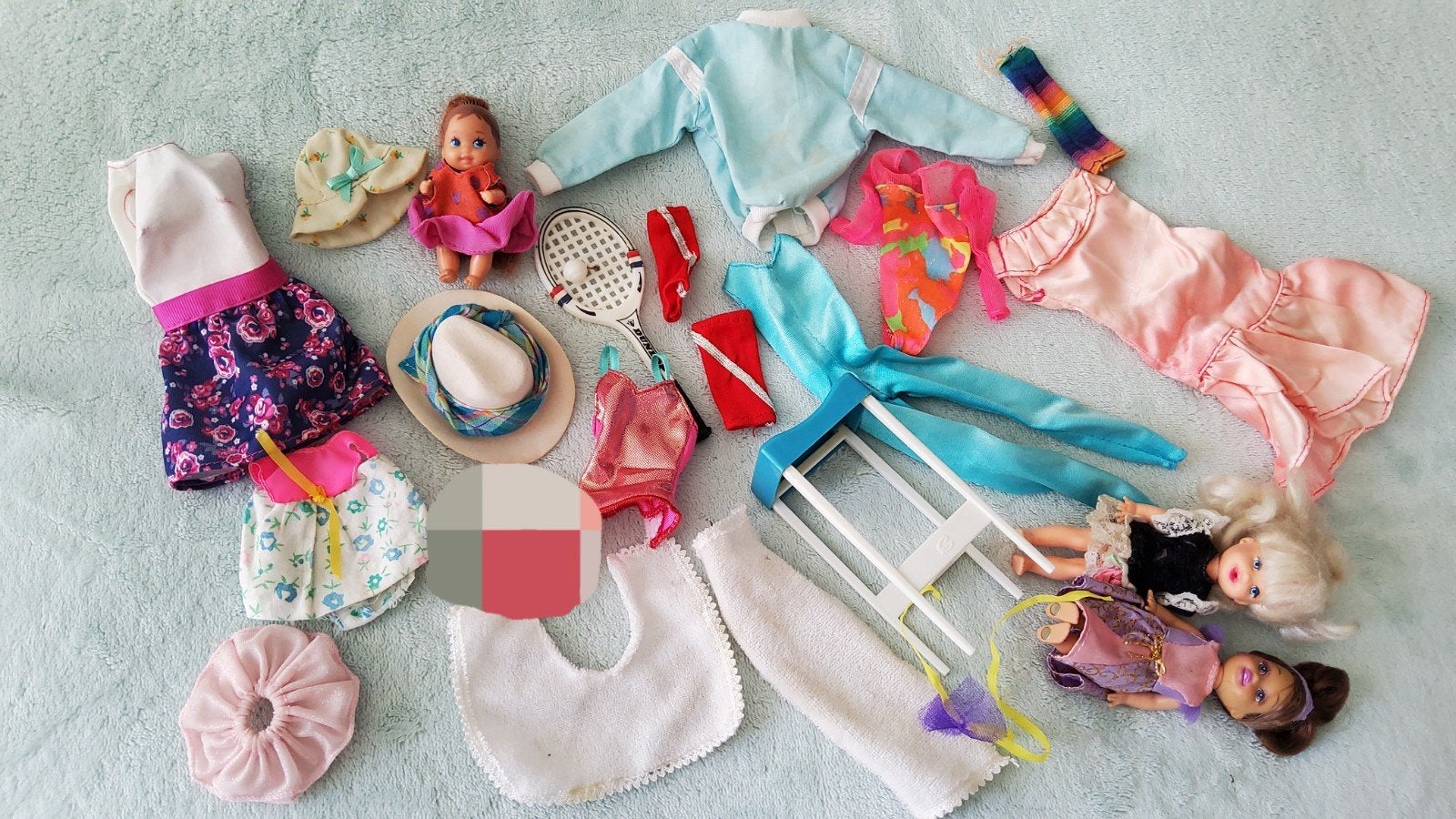 Vintage Barbie Mattel en ander Tienerpop outfits baby Krissy, Verzamelen, Poppen, Ophalen of Verzenden, Gebruikt