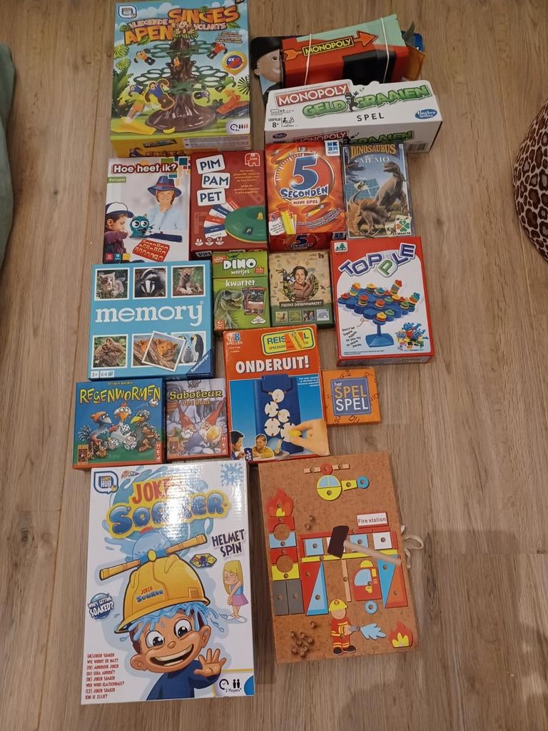 Groot  spellen pakket, Ophalen of Verzenden