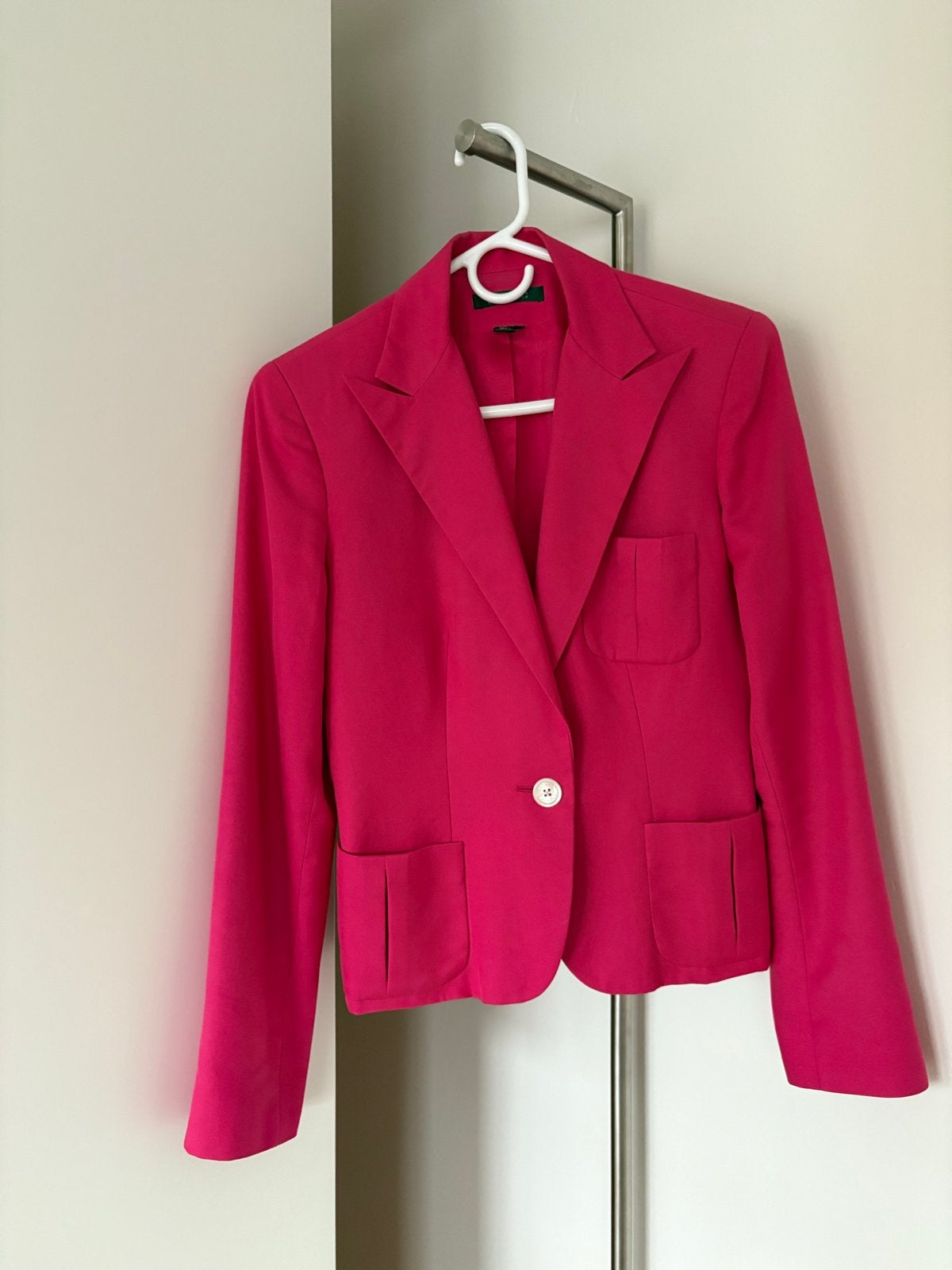 Ralph Lauren roze jasje - Zo goed als nieuw, Kleding | Dames, Jasjes, Kostuums en Pakken, Ophalen, Zo goed als nieuw, Jasje, Roze