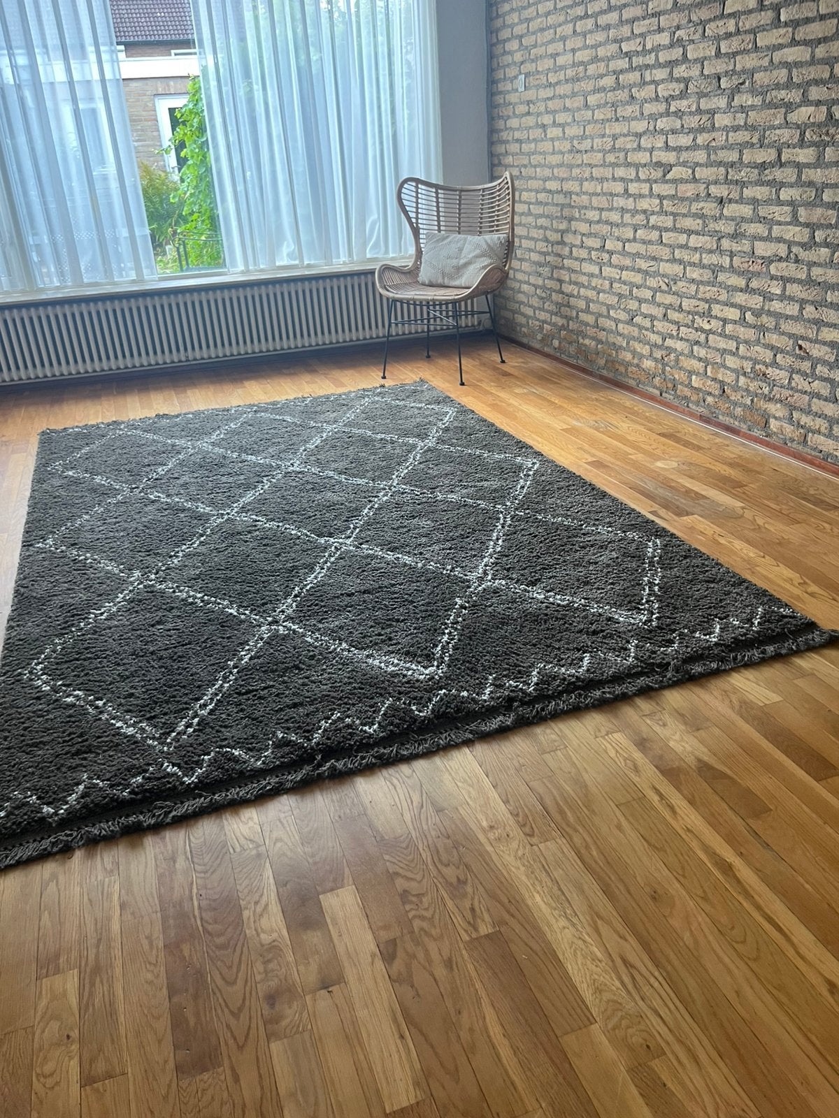 Vloerkleed 200x290  Varamin Karwei, Dieren en Toebehoren, Ophalen, Gebruikt