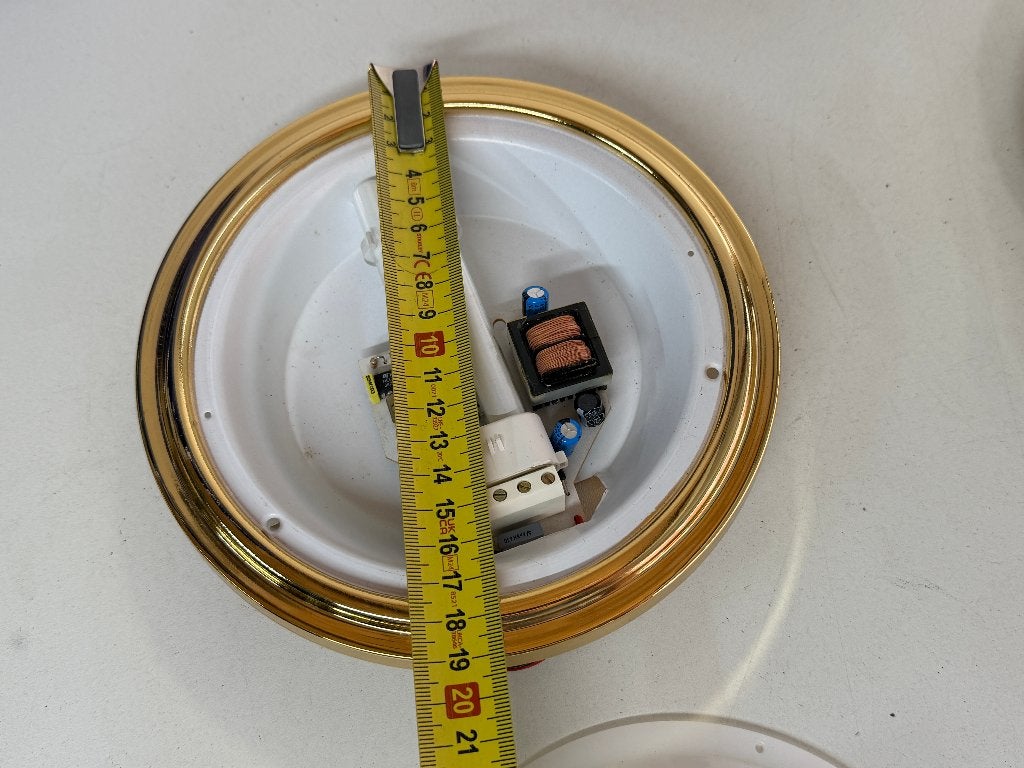 2 x lamp Classic Vergoldet Type EC 7/24 24 volt NIEUW, Watersport en Boten, Ophalen of Verzenden, Gebruikt, Interieur en Kussens