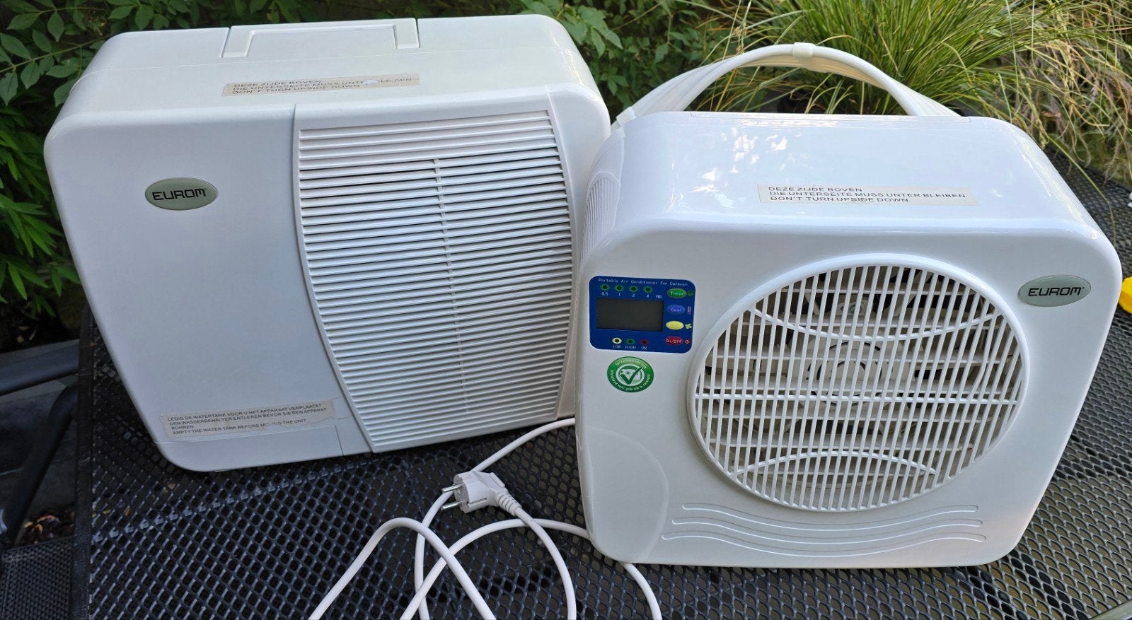 Eurom AC2401 split airco unit, Ophalen, Timer, Minder dan 60 m³, 2 snelheden