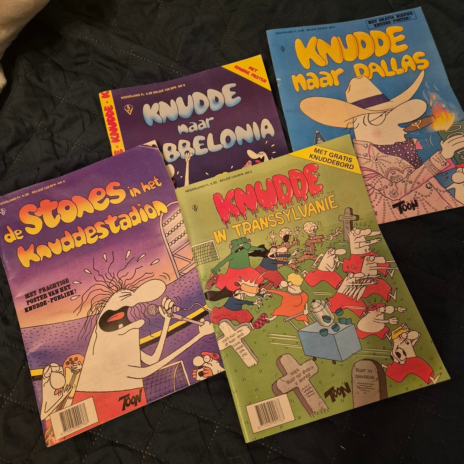 Knudde stripboeken - 4 delen, Meerdere stripboeken, Ophalen of Verzenden, Zo goed als nieuw